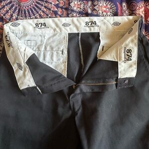 Dickies BLACK 874 ORIGINAL FIT work pants/skate pants